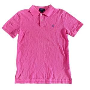 Polo Ralph Lauren Kid Pink Polo Shirt Size Large 14–16 Short Sleeve Classic Pony